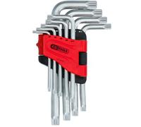 KS Tools XZN angle pin wrench set, short, 9 pieces - 151.4630