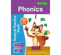 KS1 Phonics Study & Practice Book for Ages 4-6 (Reception -Year 1) Perfect for learning at home or use in the classroom (Foxton Skills Builders)
