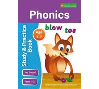 KS1 Phonics Study & Practice Book for Ages 5-7 (Years 1-2) Perfect for learning at home or use in the classroom (Foxton Skills Builders)