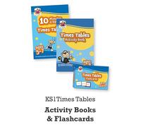 KS1 Times Tables Activity Book & Flashcard Bundle (Ages 5-7)