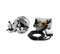 KS250-3 Complete Set 3-jaw Pneumatic Chuck Solid Automatic Power Chuck Pipe Connection