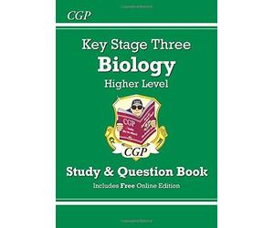 KS3 Biology Study & Question Book (with online edition) - Higher by CGP Books (26-May-2014) Paperback