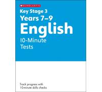 KS3 English 10-Minute Tests Years 7-9 with answers.