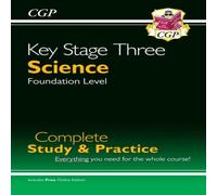 KS3 Science Complete Revision & Practice - Foundation (includes Online Edition, Videos & Quizzes) Multiple-component retail product, part(s) enclosed CGP Books Multi One Size