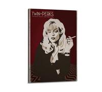 KSAIRHNRHRG Twin Peaks Poster Wall Art Cover Room Vintage Aesthetic Poster Decorative Painting for Living Room Bed Room Elegant Poster 12x18inch(30x45cm) Frame-style
