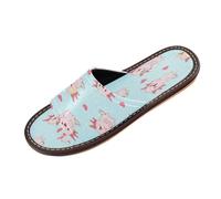 Ksajwzf Cute Axolotl Pattern Slippers for Women Men, Hearts Pink Summer Womens Open Toe Travel House Slippers