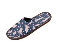 Ksajwzf Cute Axolotl Slippers for Women Men, Cartoon Hearts Summer Womens Open Toe Travel House Slippers