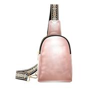 Ksajwzf Rose Gold Metal Foil Abstract Small Sling Bag,Fanny Packs Crossbody Bags Gifts for Women, Fashion Waist Packs Chest Bag Purse for Women
