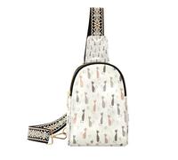 Ksajwzf Stylish Cats Kitty Small Sling Bag,Fanny Packs Crossbody Bags Gifts for Women, Fashion Waist Packs Chest Bag Purse for Women