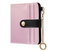 Ksajwzf Women Wallet RFID Blocking PU Leather Credit Card Gradient Blurred Holder Bifold Wallet Compact Coin Purse for Women Abstract