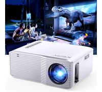KSAN Projector, Mini Projector with WiFi and Bluetooth, 240 ANSI Portable Movie Projector for Outdoor Use, Native 1080P Bedroom Video Projector Compatible with Phone/TV Stick/PC/PS5