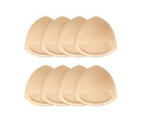 KSang Bra Pads Inserts 4 Pairs Sewn Edges Breast Padding for Sports Bras Swimsuits Bikini for A/B Cup