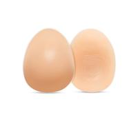 KSang Round Silicone Breast Forms,1 Pairs Mastectomy Prosthetic Bra Pads Inserts Padding Enhancers for B, Beige, B