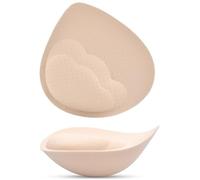 KSang Super Thick Bra Pads Inserts for Push Up, Bra Pads Breast Enhancers Add 1-2 Cups for Women Dresses, Swimsuits, Sport - C/D