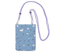 KSANNNS A Paper Airplane Compact And Lightweight Printed Messenger Bag Is Suitable For Daily Travel, Commuting And Shopping