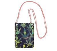 KSANNNS A Puff In Time Weed Marijuana Compact And Lightweight Printed Messenger Bag Is Suitable For Daily Travel, Commuting And Shopping