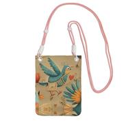 KSANNNS A Whimsical Bird Compact And Lightweight Printed Messenger Bag Is Suitable For Daily Travel, Commuting And Shopping