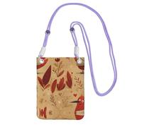 KSANNNS A Whimsical Bird Compact And Lightweight Printed Messenger Bag Is Suitable For Daily Travel, Commuting And Shopping
