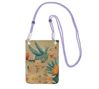 KSANNNS A Whimsical Bird Compact And Lightweight Printed Messenger Bag Is Suitable For Daily Travel, Commuting And Shopping