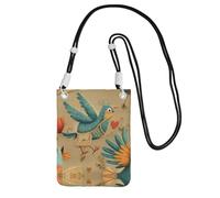 KSANNNS A Whimsical Bird Compact And Lightweight Printed Messenger Bag Is Suitable For Daily Travel, Commuting And Shopping