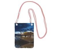 KSANNNS Airplane In The Evening Light Compact And Lightweight Printed Messenger Bag Is Suitable For Daily Travel, Commuting And Shopping
