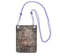KSANNNS Ancient Worn Brick Wall Compact And Lightweight Printed Messenger Bag Is Suitable For Daily Travel, Commuting And Shopping