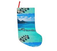 KSANNNS Beauty Beach Printed Holiday Christmas Socks, Creating A Joyful Christmas