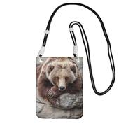 KSANNNS Brown Bears Compact And Lightweight Printed Messenger Bag Is Suitable For Daily Travel, Commuting And Shopping