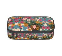 KSANNNS Cartoon Hanging Basket Printed Multifunctional Stationery Box, Ideal for School, Work, and Travel