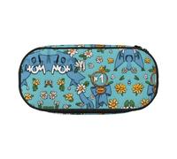 KSANNNS Cartoon Trophy Ribbon Durable 300d Oxford Pencil Case Printed, Sturdy and Suitable for Daily Use