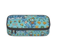 KSANNNS Cartoon Trophy Ribbon Printed Multifunctional Stationery Box, Ideal for School, Work, and Travel