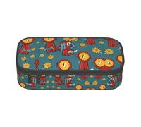 KSANNNS Cartoon Trophy Ribbon Printed Multifunctional Stationery Box, Ideal for School, Work, and Travel