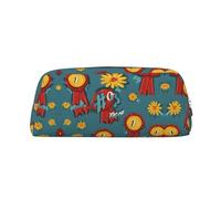 KSANNNS Cartoon Trophy Ribbon Printed Simple Portable Stationery Bag, Light and Spacious School Office Stationery Storage Box