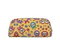 KSANNNS Cartoon Trophy Ribbon Printed Simple Portable Stationery Bag, Light and Spacious School Office Stationery Storage Box