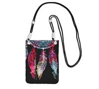 KSANNNS Colorful Dream Catcher Compact And Lightweight Printed Messenger Bag Is Suitable For Daily Travel, Commuting And Shopping