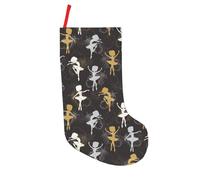 KSANNNS Dancing Feather Printed Holiday Christmas Socks, Creating A Joyful Christmas