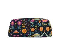 KSANNNS Decorative Watering Printed Simple Portable Stationery Bag, Light and Spacious School Office Stationery Storage Box