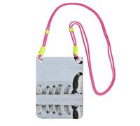 KSANNNS Emperor Penguins Chick Compact And Lightweight Printed Messenger Bag Is Suitable For Daily Travel, Commuting And Shopping