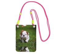 KSANNNS English Bulldog Compact And Lightweight Printed Messenger Bag Is Suitable For Daily Travel, Commuting And Shopping