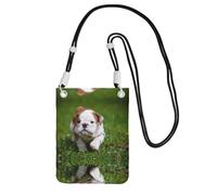 KSANNNS English Bulldog Compact And Lightweight Printed Messenger Bag Is Suitable For Daily Travel, Commuting And Shopping