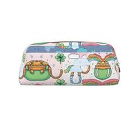 KSANNNS Four Lucky Charms Printed Simple Portable Stationery Bag, Light and Spacious School Office Stationery Storage Box