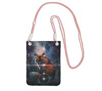 KSANNNS Fox On The Galaxy Compact And Lightweight Printed Messenger Bag Is Suitable For Daily Travel, Commuting And Shopping