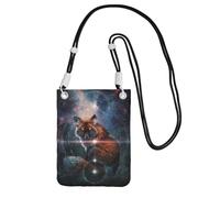 KSANNNS Fox On The Galaxy Compact And Lightweight Printed Messenger Bag Is Suitable For Daily Travel, Commuting And Shopping