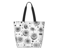 KSANNNS Fruit Cross-Section Printed Multifunctional, Environmentally Friendly, Durable Paper Reusable Shopping Handbag