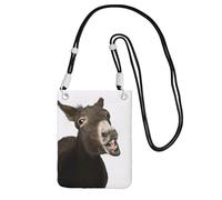 KSANNNS Funny Donkey Compact And Lightweight Printed Messenger Bag Is Suitable For Daily Travel, Commuting And Shopping