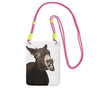 KSANNNS Funny Donkey Compact And Lightweight Printed Messenger Bag Is Suitable For Daily Travel, Commuting And Shopping