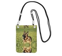 KSANNNS German Shepherd Dog Compact And Lightweight Printed Messenger Bag Is Suitable For Daily Travel, Commuting And Shopping