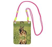 KSANNNS German Shepherd Dog Compact And Lightweight Printed Messenger Bag Is Suitable For Daily Travel, Commuting And Shopping