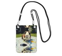 KSANNNS Guinea Pigs Funny Compact And Lightweight Printed Messenger Bag Is Suitable For Daily Travel, Commuting And Shopping