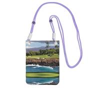 KSANNNS Hawaii Beach Golf Course Compact And Lightweight Printed Messenger Bag Is Suitable For Daily Travel, Commuting And Shopping